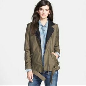 Treasure & Bond Military Moto Jacket